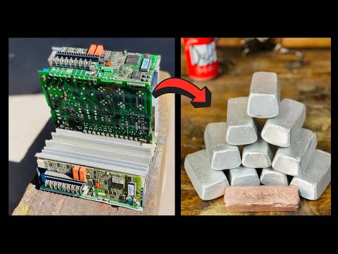 Dumpster Diving Trash To Treasure - Bulk Bin Bars - ASMR Metal Melting - BigStackD Copper Casting