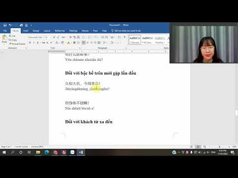 Giao tiếp tiếng Trung chủ đề chào hỏi phần 2 ｜Xiao Zhu Zhu