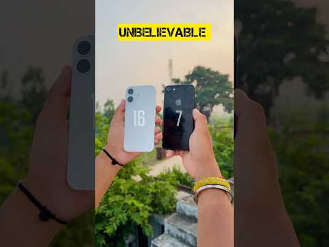 iPhone 16 vs iPhone 7 camera test 🔥