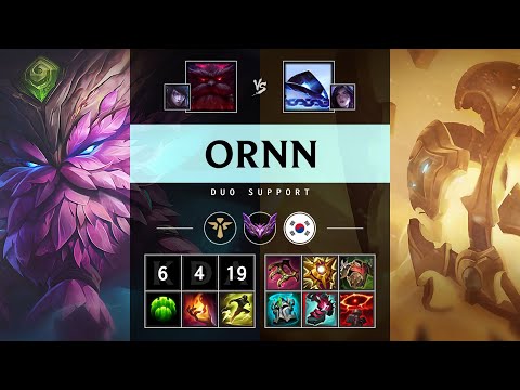Ornn Support vs Xerath - KR Master Patch 25.06