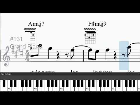 Evie (Pt. 1, 2 and 3) by Stevie Wright - Easy piano tutorials with leadsheet and chords