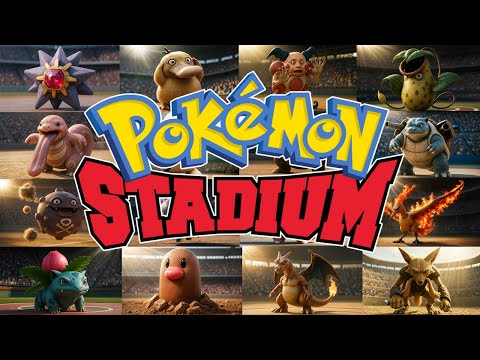 Pokémon Stadium Reimagined in Real Life | Ultra-Realistic AI Cinematic Art [4K]