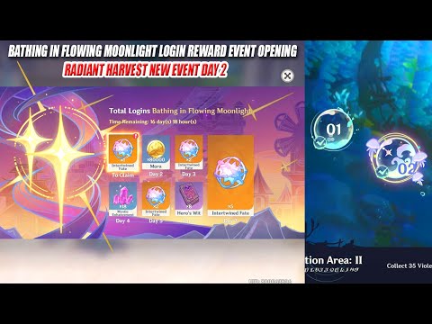 Radiant Harvest Day 2 - Bathing in Flowing Moonlight Login Reward Event Opening