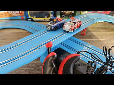 Carrera First PAW Patrol On The Track  Unboxing & Review Car Track With Two Cars 🐾🚘CHASE & MARSHALL