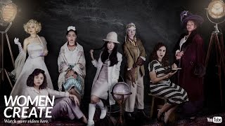 The video focuses on women who found their fame in the past 100 years and the struggles they faced to have their voices heard.