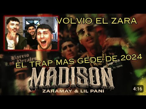 TERMIADOS REACCIONA A MADISON - LIL PANI & ZARAMAY | EL MEJOR TRAP DE 2024 🔥🔥🔥