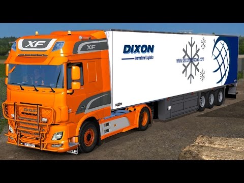 ETS 2 1.24 DAF XF Euro6 Openpipe Aalborg - Odensee