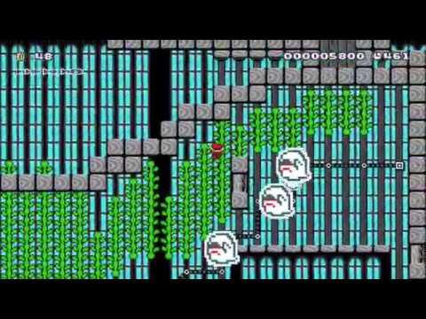 Super Mario Maker - Mario goes the church of KingBoo