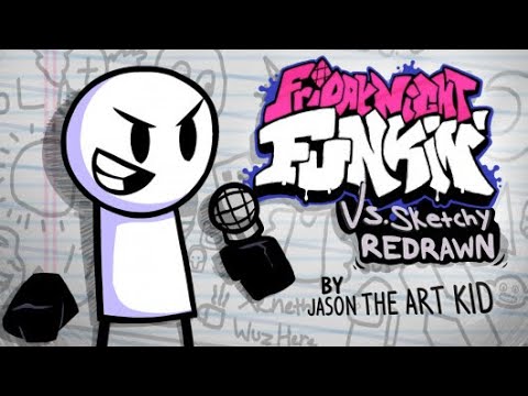 Friday Night Funkin' Mod (Redrawn Version) - V.S. Sketchy [HARD]