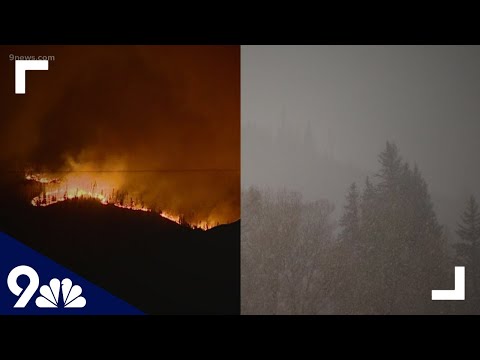 Fire and Ice: Latest on the fires burning in Colorado as a snowstorm moves through