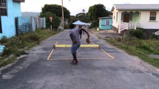 preview picture of video 'Road Tennis in Chalky Mount Barbados'