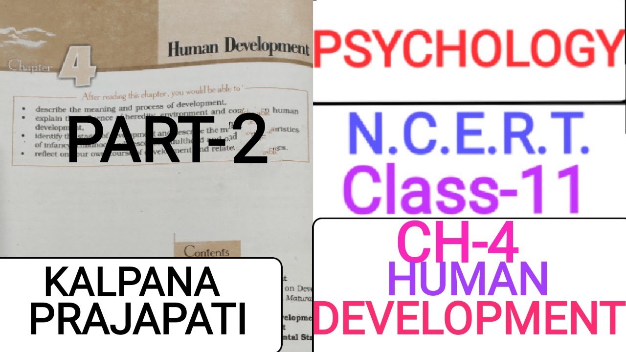 NCERT Psychology/ Class-11/Ch-4/Human Development