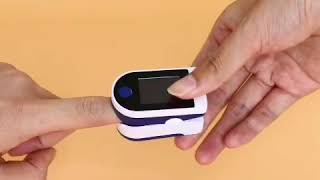 Fingertip Pulse Oximeter (White & Blue)