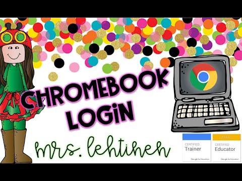 Logging into a Chromebook