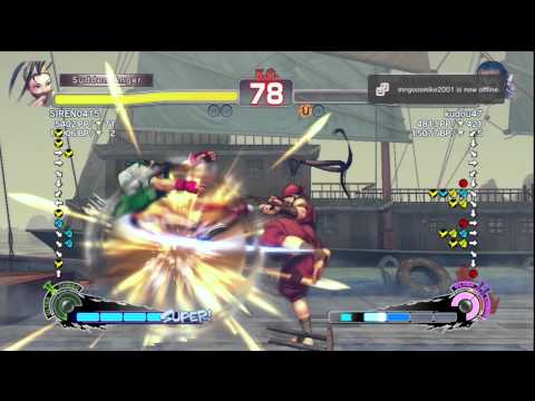SIREN0415 [Ibuki] vs. kudou47 [Sakura] - PSN SSF4 Arcade Edition