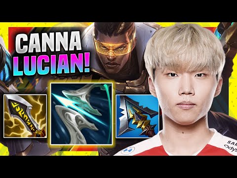 CANNA IS A MONSTER WITH LUCIAN! - T1 Canna Plays Lucian Top vs Yone! | Season 11