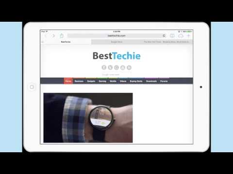 How to Set Up Bookmarks on the iPad Air : iPad & Tech...