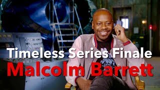 Timeless 2x12 Series Finale star Malcolm Barrett, aka Rufus, on copying Doctor Who