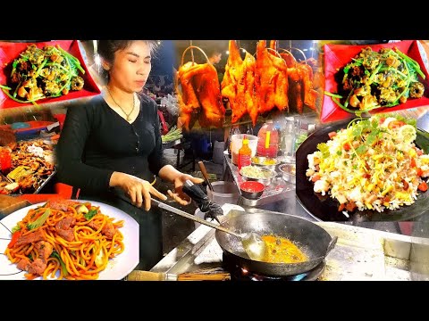 Popular Night Street Food In Phnom Penh | Cambodian Street Food Tour