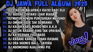 Download lagu DJ STASIUN BALAPAN X RAISO DADI SIJI || DJ JAWA TERBARU 2025 FULL BASS || DJ TIKTOK TERBARU 2025 mp3