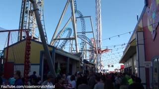 preview picture of video 'Galveston Historic Pleasure Pier (HD Park Tour) Galveston Texas'