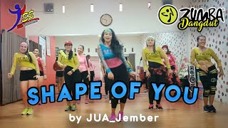 Download lagu Shape Of You Dangdut Remix Zumba Dangdut Choreo by... mp3