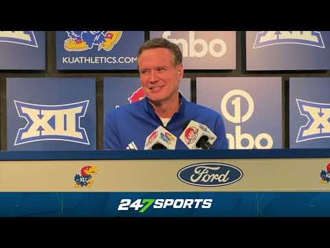Bill Self reacts to Kansas' win over Utah