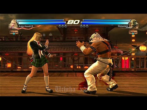 33_5 D Lili y Asuka ( Uchiha x24 ) vs (Userbanban4) King y Armor King - Tekken Tag 2 Online PS3