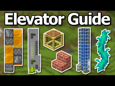 The Ultimate Minecraft 1.20 Elevator Guide | Realistic, Bubble, Flying, Honey & More!