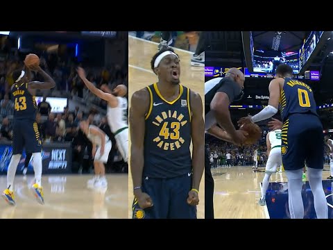 Pascal Siakam hits game winner then Haliburton gets sneaky to win vs Celtics