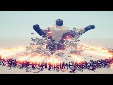 100x GATLING GUNS vs EVERY UNIT - Totally Accurate Battle Simulator TABS