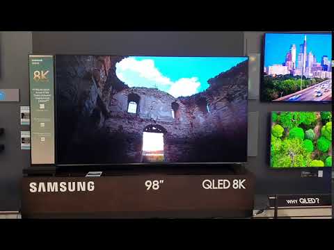 First look at the Samsung 98" QLED 8K Tv