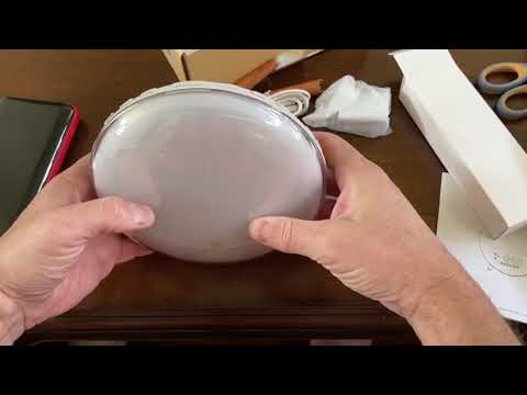 Wake Up Light Alarm Clock Unboxing and Review