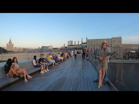 Travel to Russia: Walking in Moscow 4K 60fps. Zaryadye Park | Парк Зарядье, Москва, Россия.