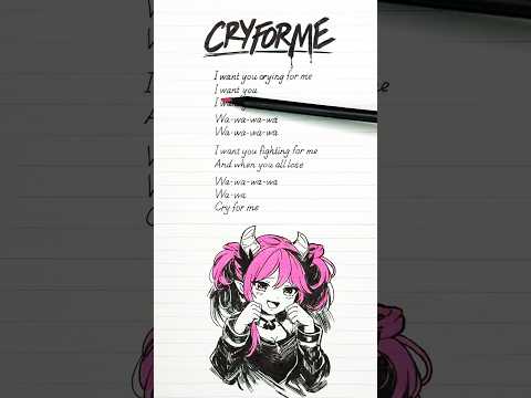 🖤💧 Cry For Me &ndash; Ironmouse (Lyrics) | Wa‑Wa‑Wa Trend