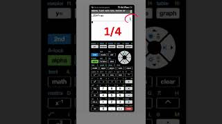 TI 84 Plus CE How to Convert a Decimal into a Fraction. Change into a Fraction.