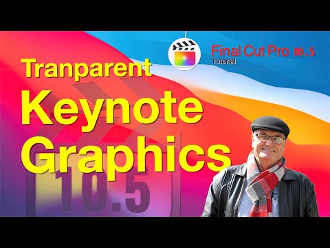 Keynote Graphics with transparency - training Final Cut Pro 10.5
