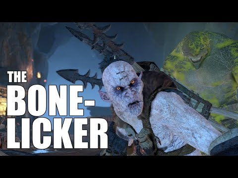 Middle Earth Shadow of War : Cool Orc Encounters & Quotes #47 THE BONE-LICKER Uruk