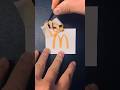 I Draw The McDonald S Logo ️ Next Ray Art Logo Mcdonald S Shorts Youtubeshorts