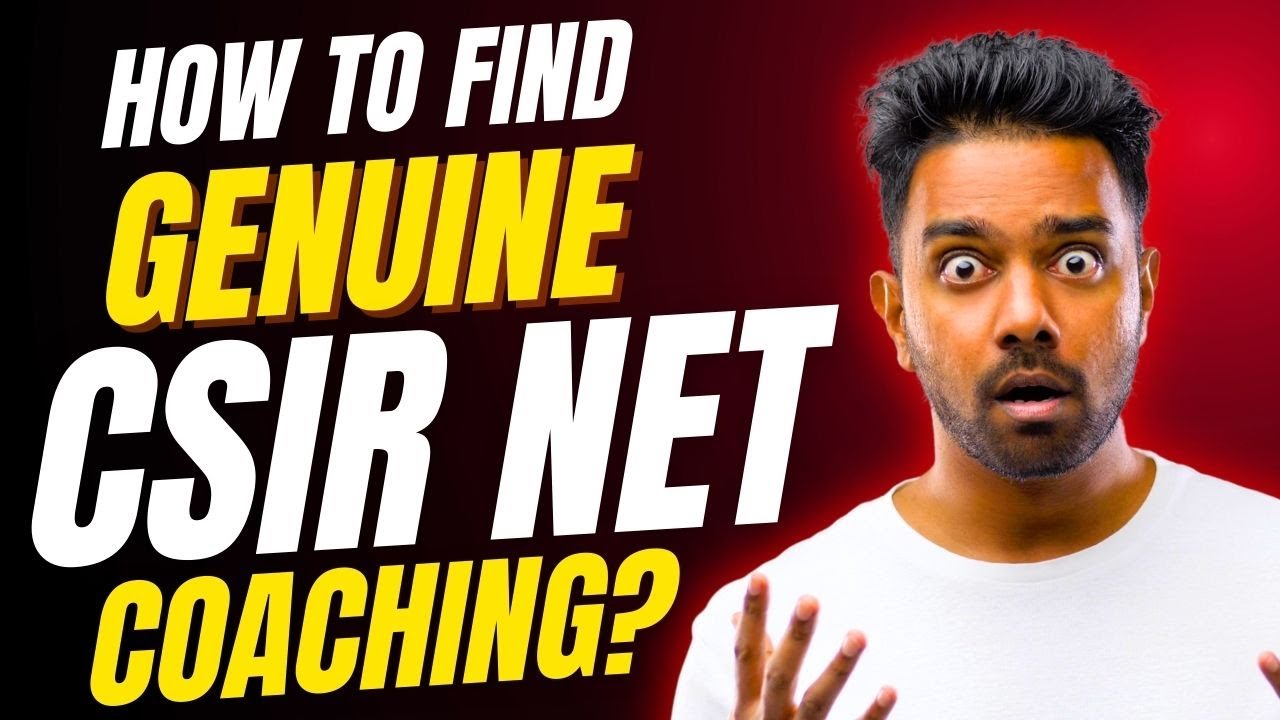 How to select genuine best coaching institute for csir net life sciences preparation?