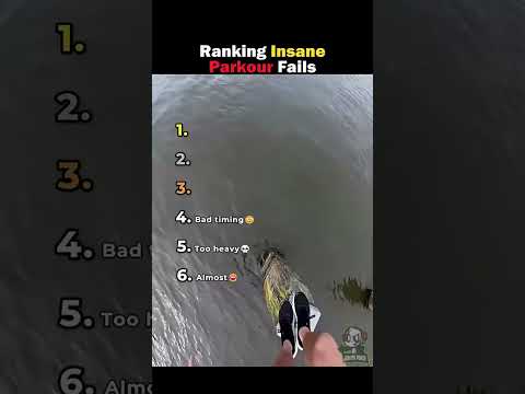 TOP 5 MOMENTOS DE PARKOUR FAIL (Parodia En Español) FyvoraRank EN ESPAÑOL #shorts  #humor