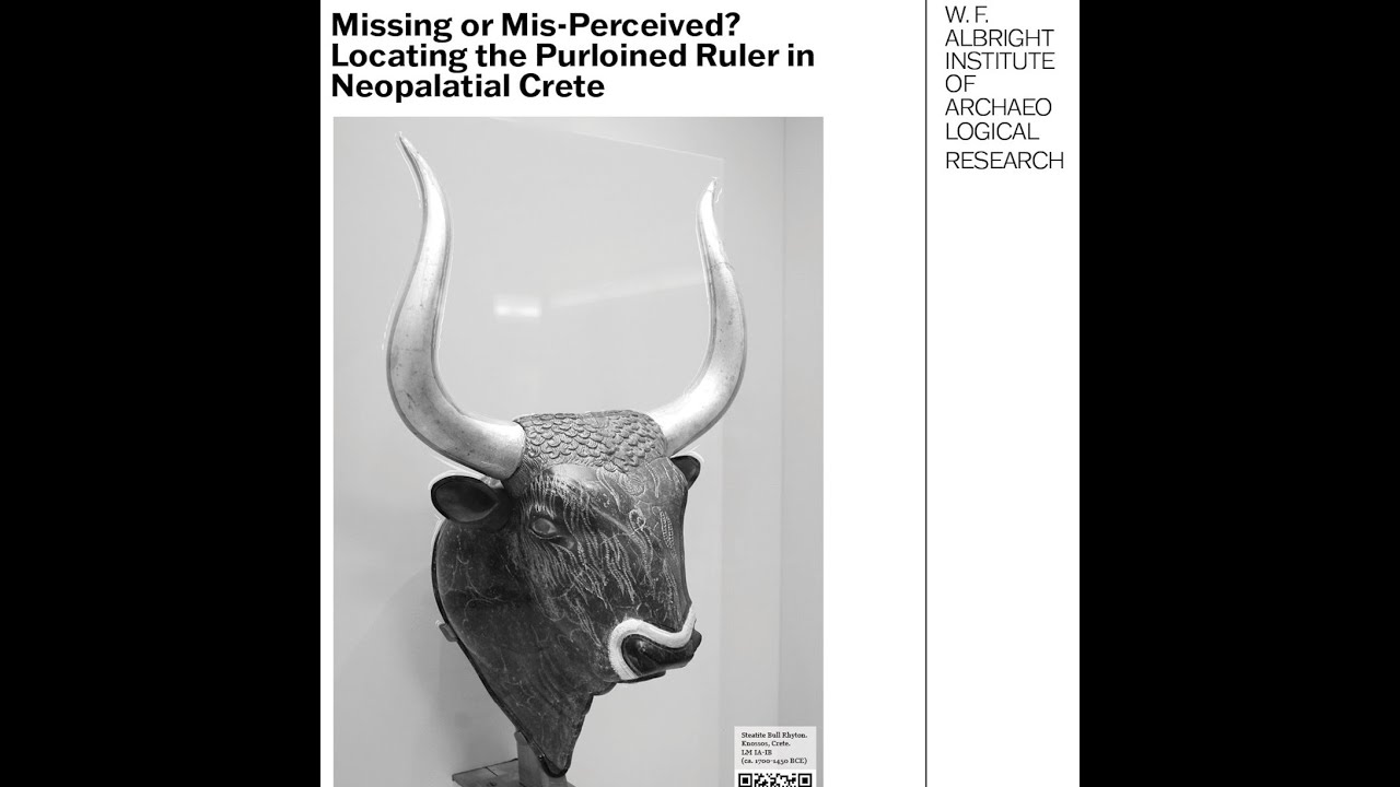 Louise Hitchcock – "Missing or Miss Perceived? Locating the Purloined Ruler in Neopalatial Crete"