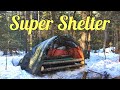 Building A Super Shelter Bushcraft Camp