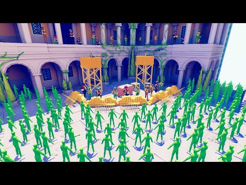 Zombie 100 Units vs Army - Totally Accurate Battle Simulator TABS