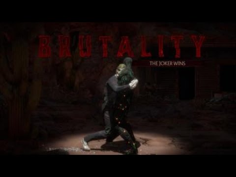 joker thinks its batman /  hug & fire Brutality mk11