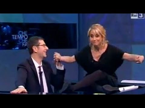 Luciana Littizzetto and the meteor shower - What's the weather like? February 24, 2013