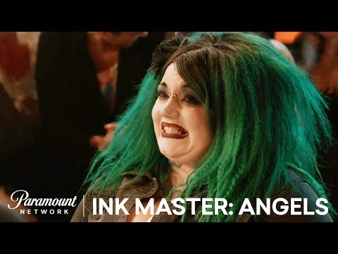 Kelly Doty is Forced to Freehand in Final Face Off | Ink Master: Angels (Season 2)