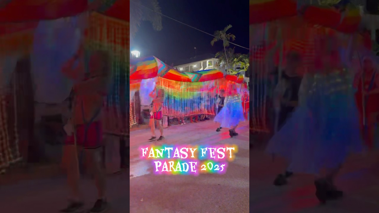 Fantasy Fest Parade 2025 🎭✨ | Spectacular Floats & Costumes Light Up Key West! #fantasyfest