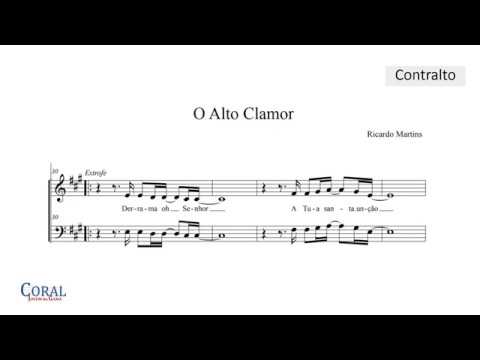 O Alto Clamor  - Contralto - Kit de ensaio