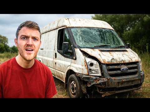 The Most Ridiculous Van Build I've Ever Attempted! Abandoned Amazon Van Conversion